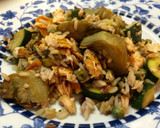 Foto del paso 5 de la receta: Verduras con arroz y salmón