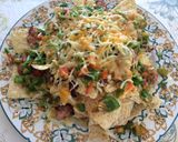 A picture of step 4 of San Fernando-Style Tex-Mex Nachos.