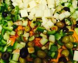 Foto del paso 7 de la receta: Ensalada de pasta fría
