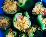 A picture of step 5 of Stuffed Chilli.