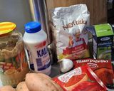 Rántott édesburgonya (vegán) recept fázis 1 fotója
