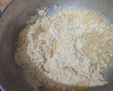 A picture of step 1 of Aloo toast.
