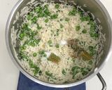 صورة لخطوة 2 من وصفة اسهل طريقة لعمل رز بالبازيلا