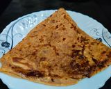 A picture of step 4 of Gud paratha with multigrain flour.