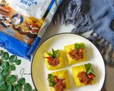 Foto langkah ke 6 dari resep Bolu Kukus Abon Ayam.