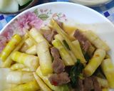 箭筍炒肉絲的食譜步驟7照片