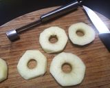 A picture of step 2 of Apple Fritters in the Air Fryer.