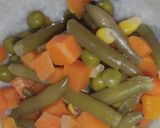 A picture of step 1 of Chicken Vegetables Rice.