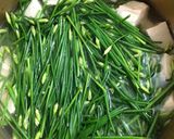 Hình bước làm 3 của món Canh Bông Hẹ Đậu Hũ (Món Chay)