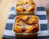 A picture of step 8 of Chewy Baked Custard / Strawberry and Pineapple Clafoutis.