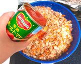 A picture of step 6 of Soy Meat Sauce Tortilla Wraps.