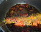 A picture of step 3 of Chicken pulao.