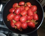 A picture of step 4 of Chicken BBQ karahi🍅.