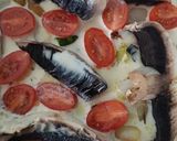A picture of step 5 of Veggie toad-in-the-hole.