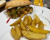 A picture of step 12 of Ground Beef Philly Melt.