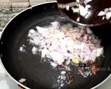 A picture of step 8 of Dhaba style matar masala.