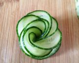 Une image de l'étape 6 de 🥒Fleurs en Concombre.