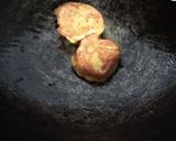 A picture of step 2 of Kaddu fritters.