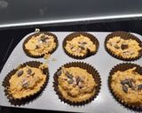 A picture of step 3 of Pumpkin and spelt muffins (sugarless and butterless).