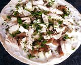 Une image de l'étape 3 de Pizza 🍕 wrap au poulet 😋.