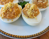 Foto del paso 3 de la receta: Huevos rellenos de atún