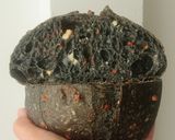 Foto langkah ke 26 dari resep Charcoal Wijen Chili Flakes Cheese Sourdough Bread (Open Bake Method).