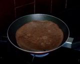 Foto langkah ke 2 dari resep Mille Crepes Coklat.