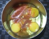 A picture of step 1 of Bread omlette sandwich.