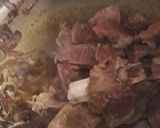 A picture of step 3 of Yakhni pulao.