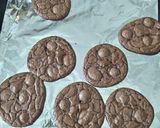 Une image de l'étape 3 de Cookies brownie aux maltesers.