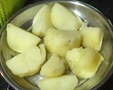 A picture of step 1 of Creamy Mashed Potatoes Italian Style.