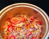 A picture of step 4 of Macaroni soup. Filipino style 💕.