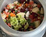 A picture of step 2 of One Pot Pav Bhaji.