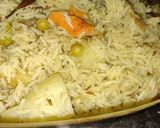 A picture of step 1 of Veg Biryani.