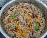 A picture of step 11 of Yakhni polao restaurant style 😋😋.