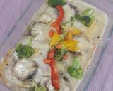 A picture of step 6 of Cottage Cheese Augratin.