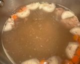 Hình bước làm 1 của món Bún cá tuyết nấu khổ qua