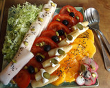 Foto del paso 2 de la receta: Ensalada colorida para el otoño