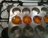 A picture of step 5 of Over Easy Ham & Cheese Cups!!.