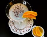 A picture of step 4 of Orange Martini Cocktail.