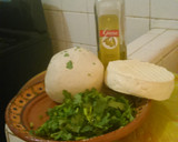 Foto del paso 1 de la receta: Chochoyotes con aceite de oliva y rellenos de queso