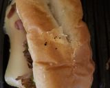 A picture of step 2 of Chef Zee's Cuban Sandwiches.