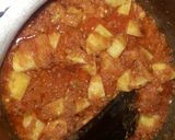A picture of step 6 of Kaddu kay koftay.