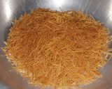 A picture of step 3 of Vermicelli zarda.