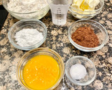 Foto del paso 1 de la receta: Pastel relleno con crema pastelera de chocolate (versión sin gluten de “Bavette- Gastronomía”)