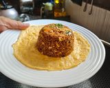 Foto langkah ke 11 dari resep Nasi Goreng Telur Dadar One Piece (versi Manga).