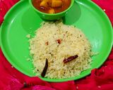A picture of step 5 of Jeera Rice.