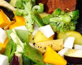 A picture of step 3 of Mixed Vegetable Curry (no onion, no garlic).