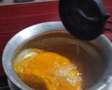 A picture of step 7 of Puri bhaji.