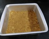 A picture of step 2 of No Bake Blueberry Biscuit Cake.